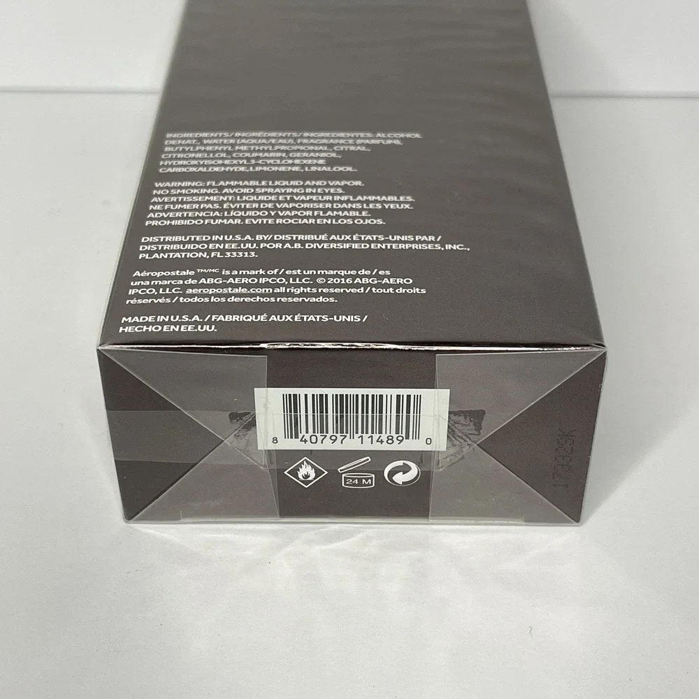 AEROPOSTALE MAXIMUM Eau De Cologne Spray For Men 3.4 Oz/100 ml NEW & SEALED